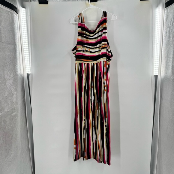 Bob Mackie Pink Maxi Sundress Sleeveless 3X - Picture 5 of 8